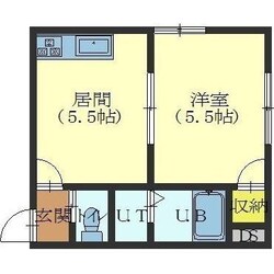 人見ハイツの物件間取画像